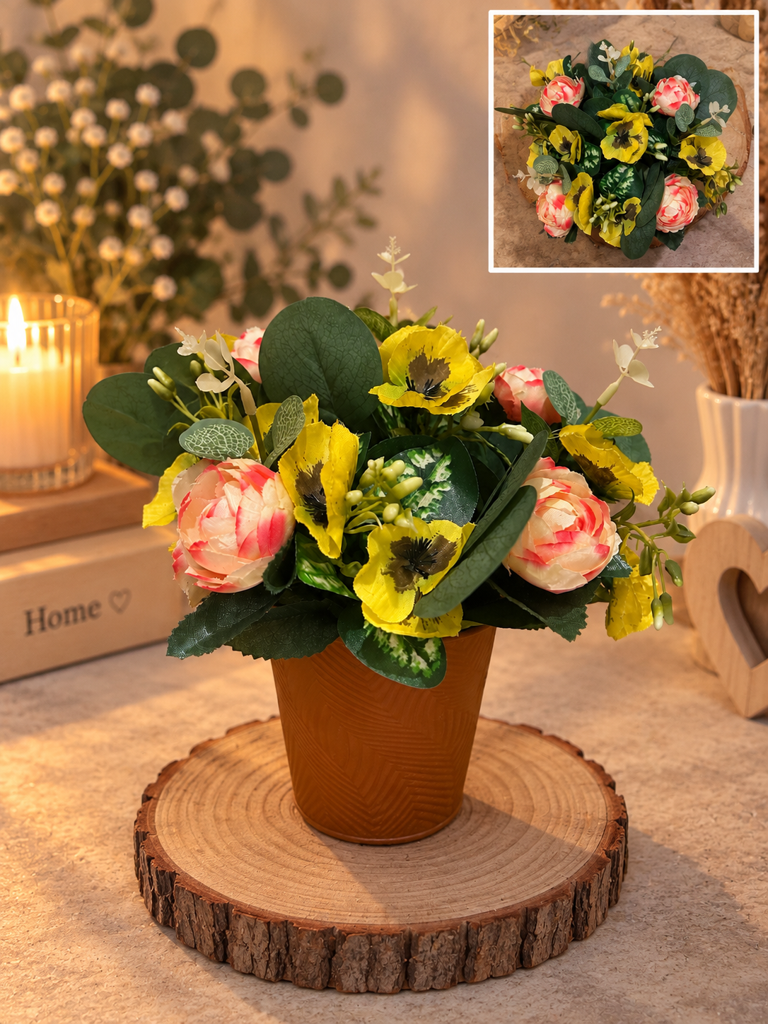 Douceur Printanière – Composition florale éternelle